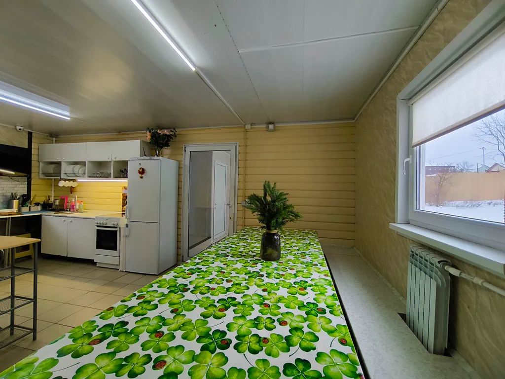 Комфортабельный 2-этажный дом с панорамным остеклением и русской баней