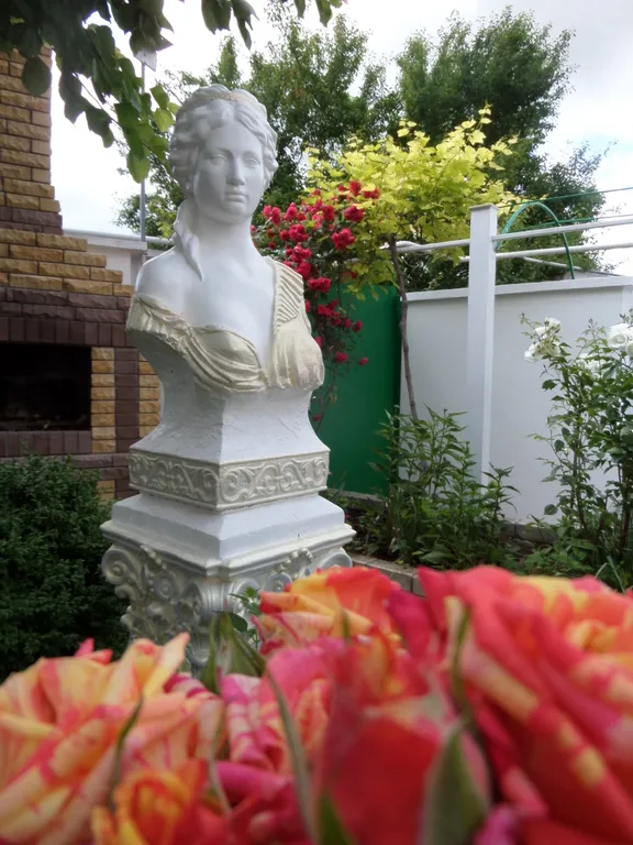 мангал во дворе