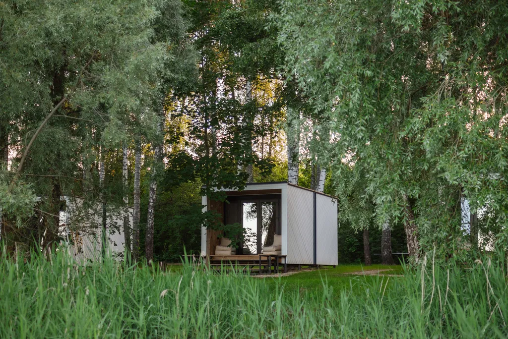 Дом-Куб на берегу Истры до 4-х человек