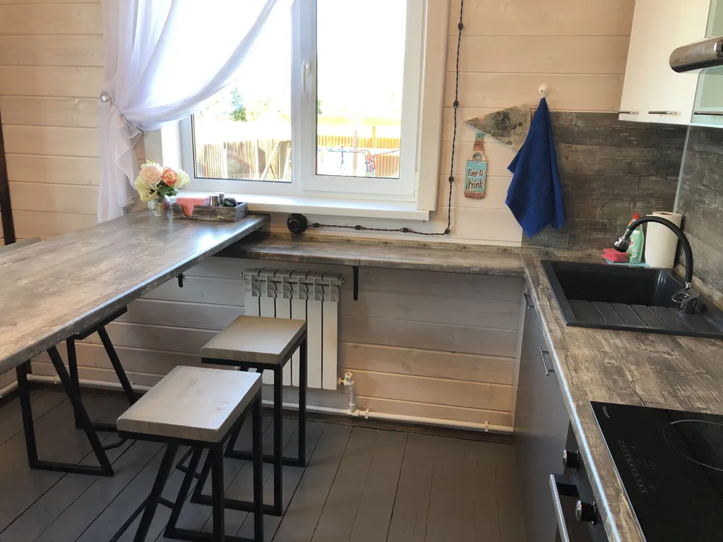 Уютный дом и баня на дровах с рядом озером