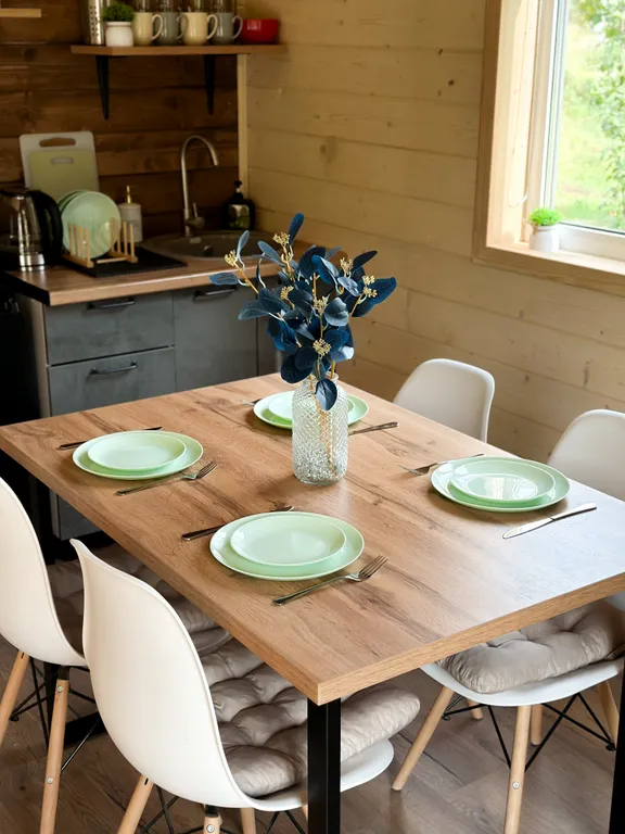 Дом в лесу с сауной в стиле барнхаус