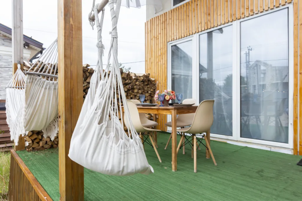 Дом с баней и чаном на дровах