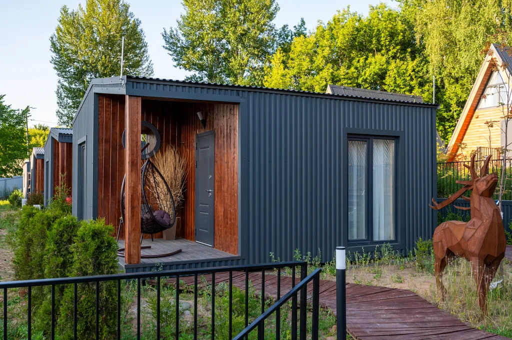 Коттедж Модульный дом для отдыха в городе — Казань