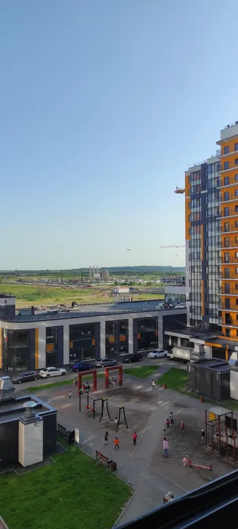 Квартира Квартира Студия-комфорт PULKOVO-3, с двумя окнами, панорамным балконом — Санкт-Петербург