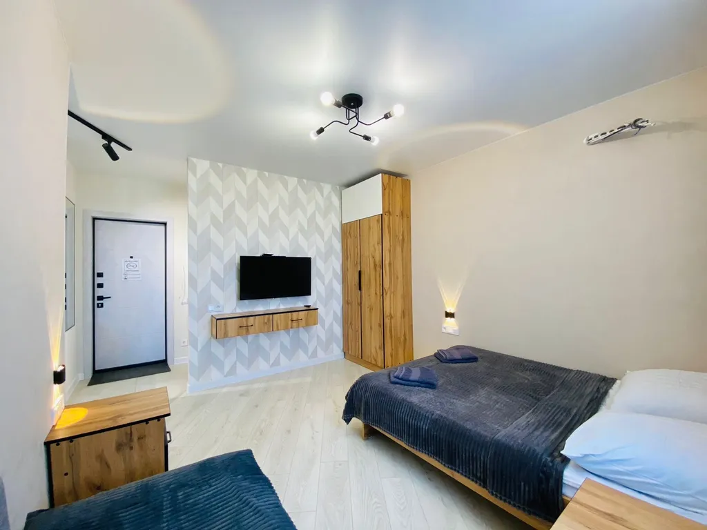 Двухкомнатный апартамент с красивым видом и евроремонтом