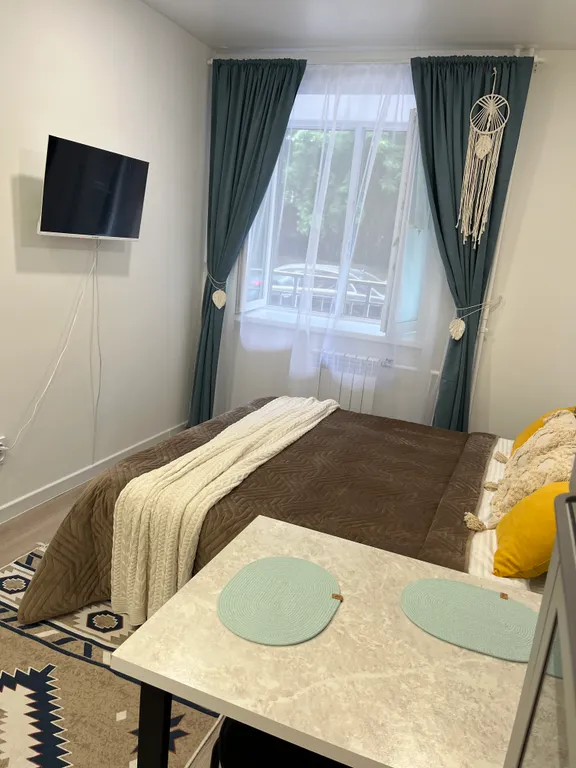 Квартира Квартира Уютная студия Бохо с новым дизайнерским ремонтом — Красноярск