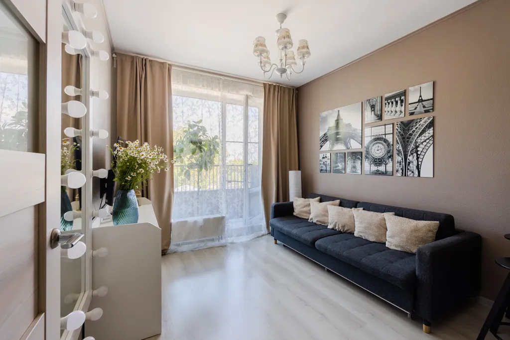 Квартира Квартира Prudius Apart в Кронштадте с балконом у залива — Кронштадт