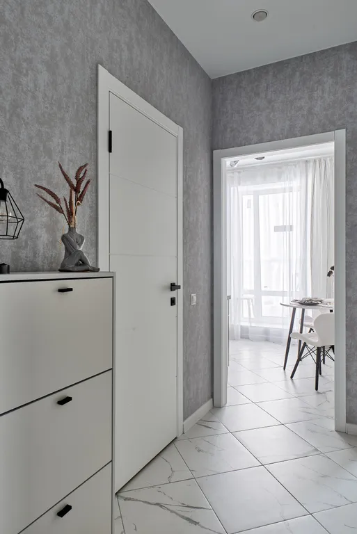 Прекрасная стильная квартира Инь янь