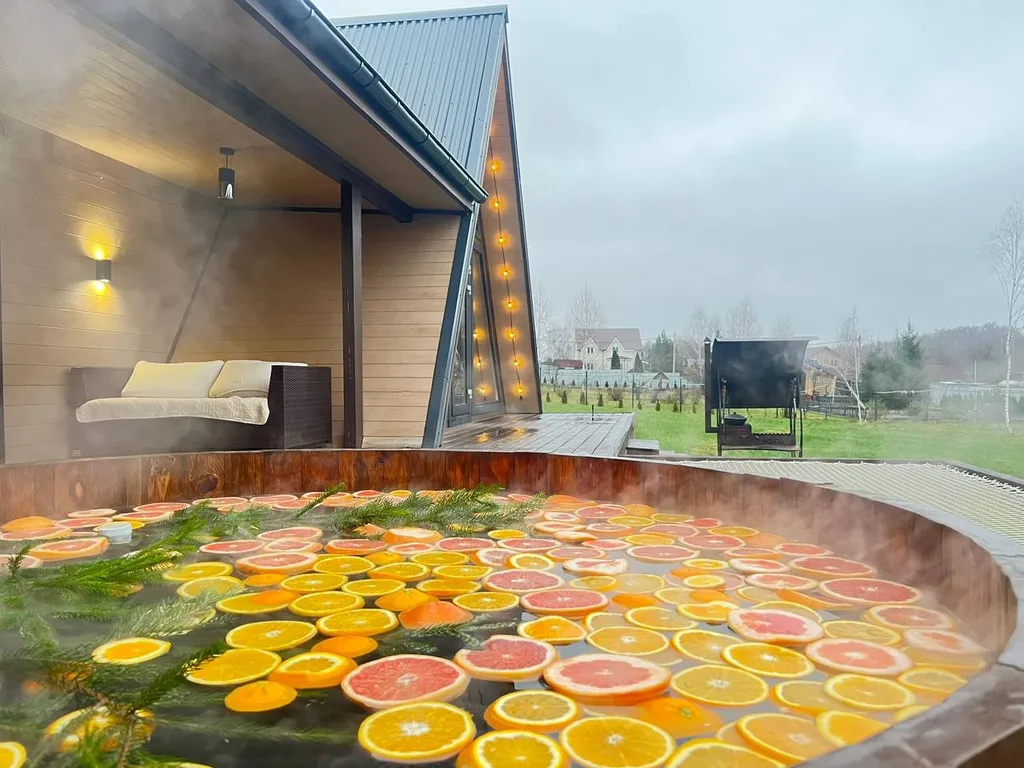 Коттедж Атмосферный дом с чаном — аренда посуточно в Серпухов