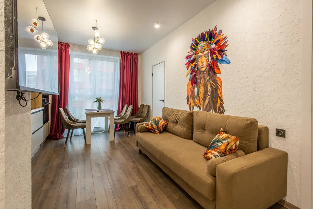 Квартира Стильная, уютная Евро4ка в новом современном ЖК — аренда посуточно в Минск