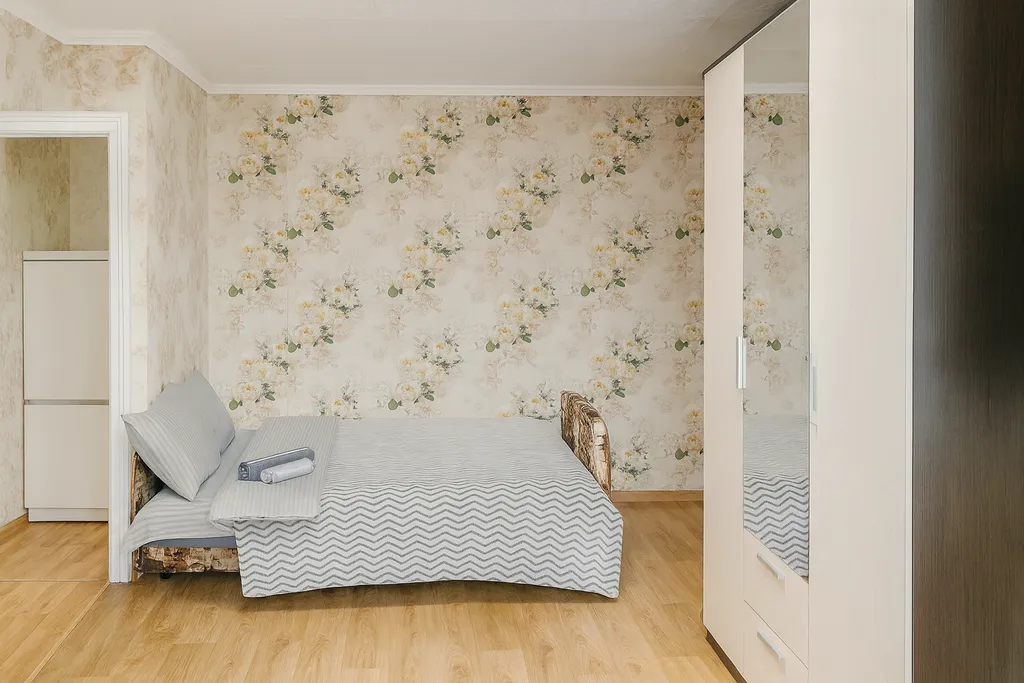 Светлая однокомнатная квартира с балконом