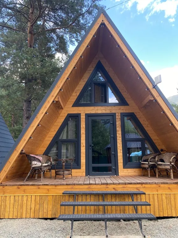 Коттедж Коттедж Новый Афрейм в горах Архыза — Архыз