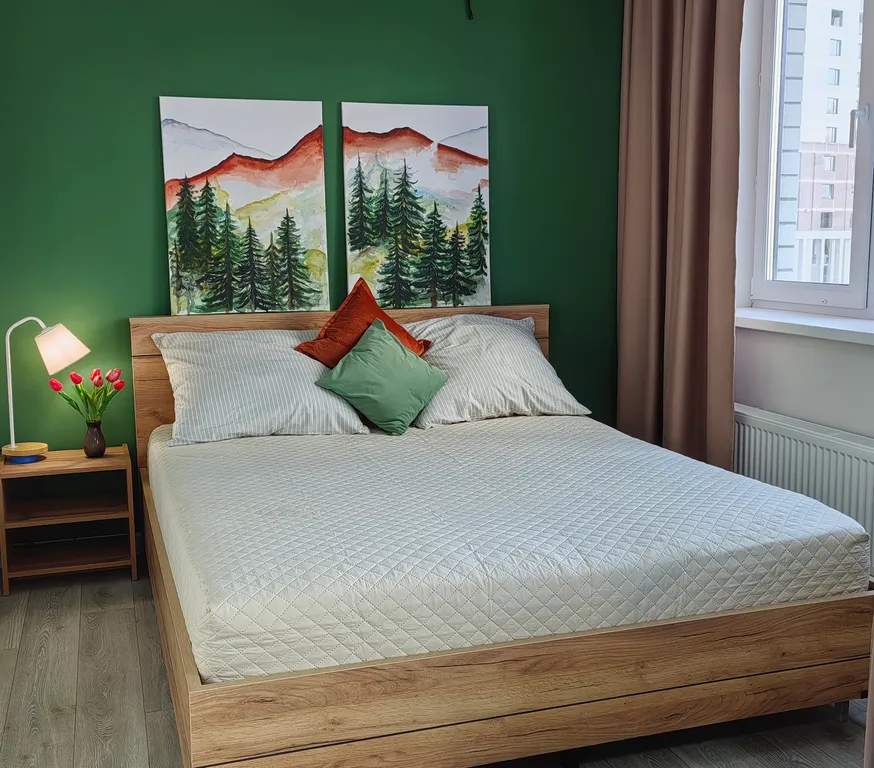 Квартира Уютная студия в новом микрорайоне ЖК Домашний — Тюмень