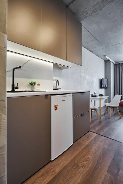 Апартаменты в стиле лофт для семейного отдыха, с проектом для фильмов