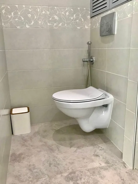 Квартира с зелёной гостиной