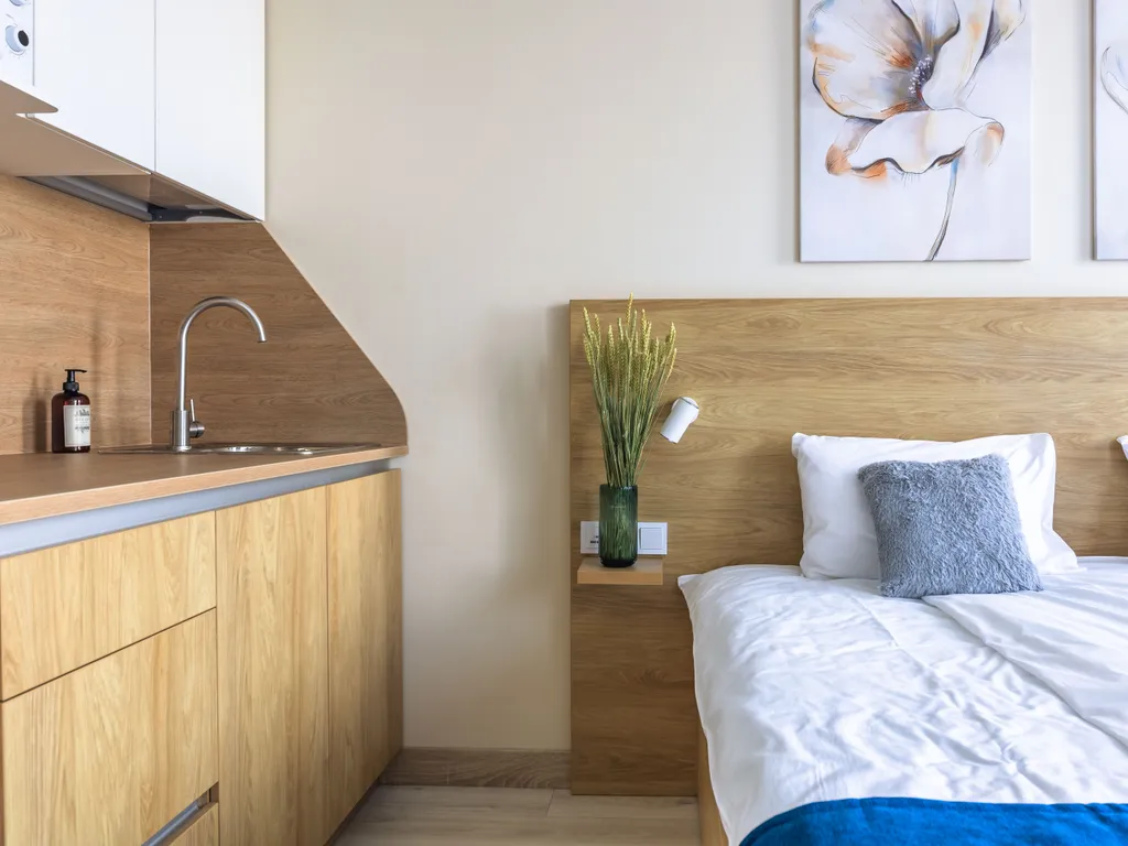 Квартира Квартира Уютная студия на Чёрной речке — Санкт-Петербург