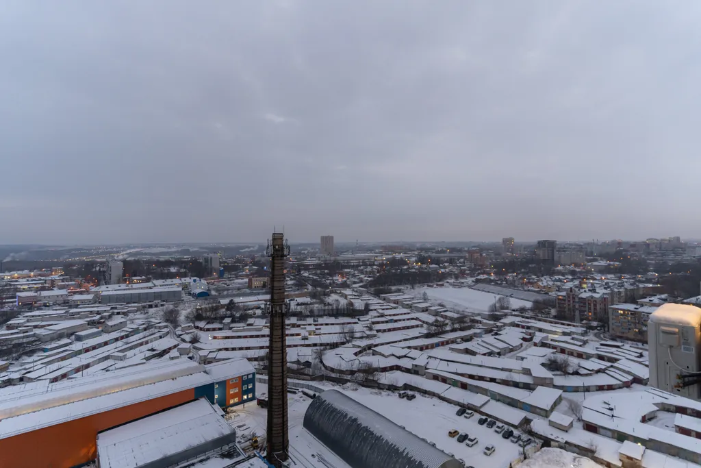 Однокомнатный апартамент с красивым видом на город