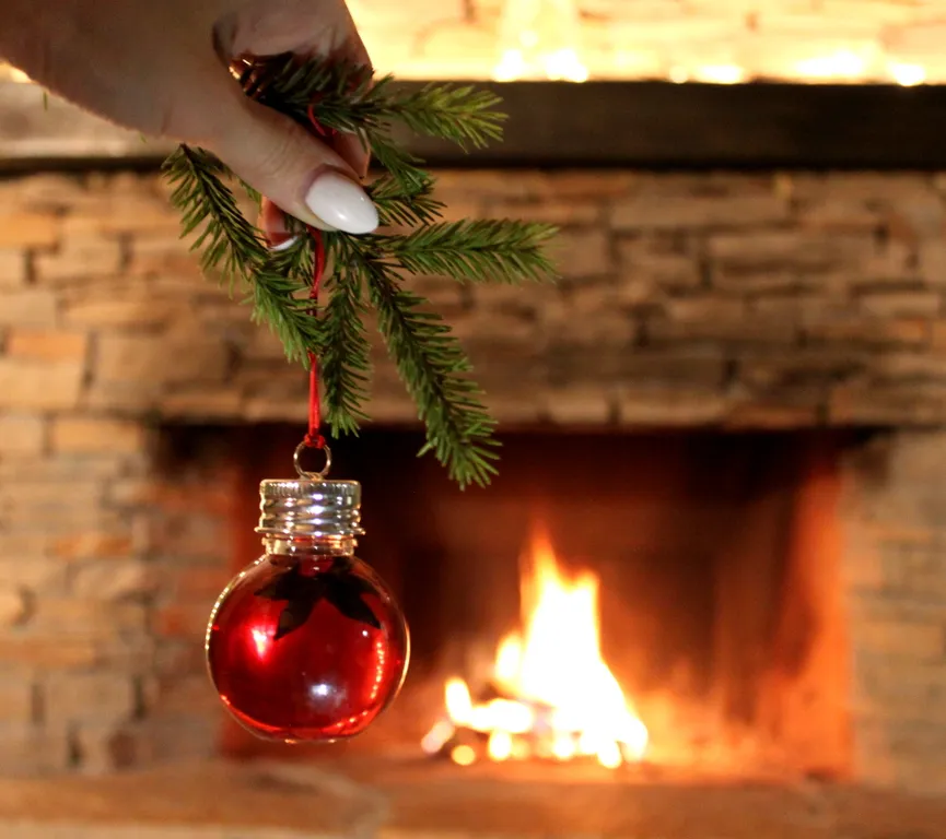 Коттедж с камином и видом на озеро