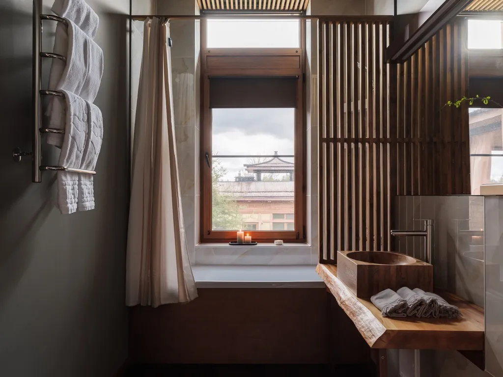 Дом в японском стиле с сауной