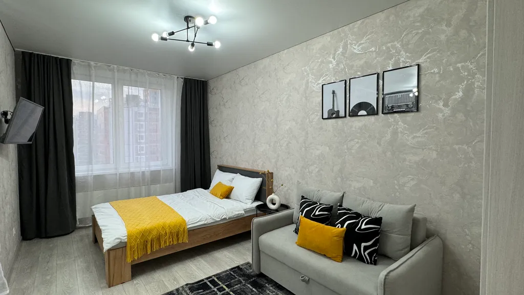 Квартира Уютная студия в ЖК Мичуринские аллеи — Красноярск