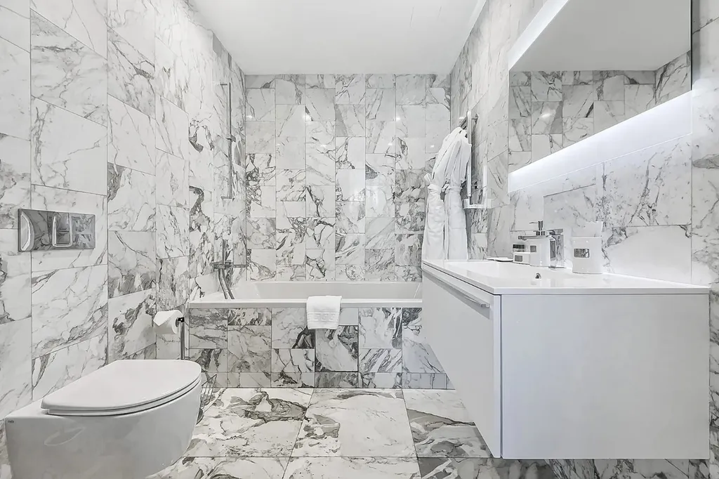 Угловые апартаменты, с кинотеатром и панорамной ванной на 45м этаже