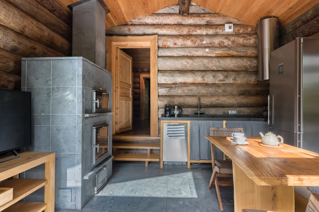 Уютный деревянный эко-дом