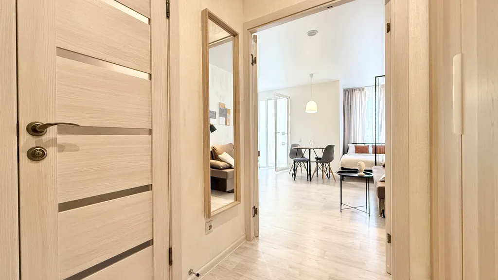 Квартира Квартира Hugge Place | Уютная студия у Аквапарка с Wi-Fi — Новосибирск