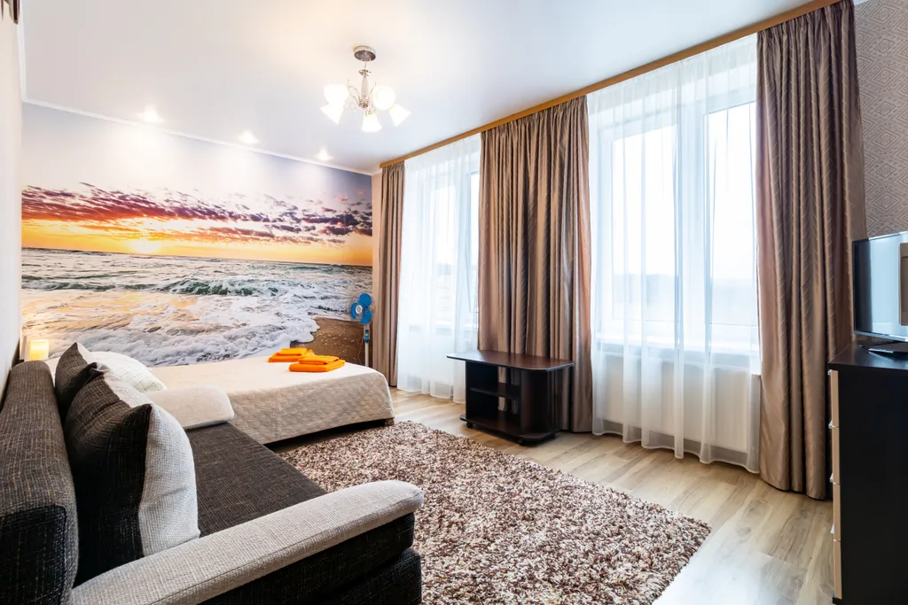 Солнечная квартира с видом на лес