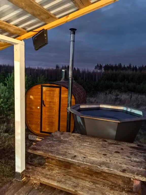 Большой дом с баней и чаном