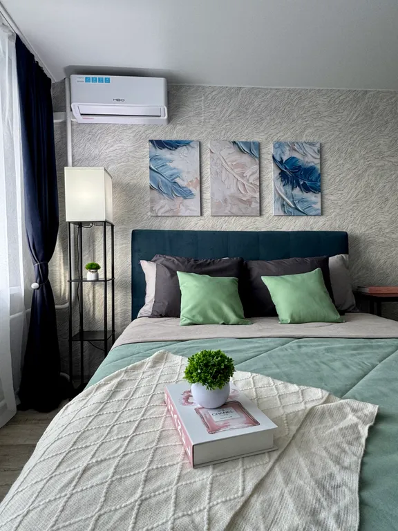 Видовая квартира. Парк! Бесконтактный заезд 24/7, кровать King-Size!