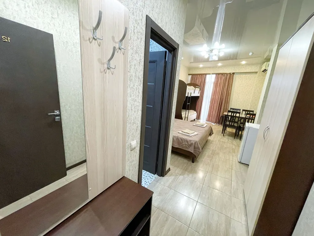 Квартира Квартира Четырехместный номер с балконом и видом на море — Лазаревское