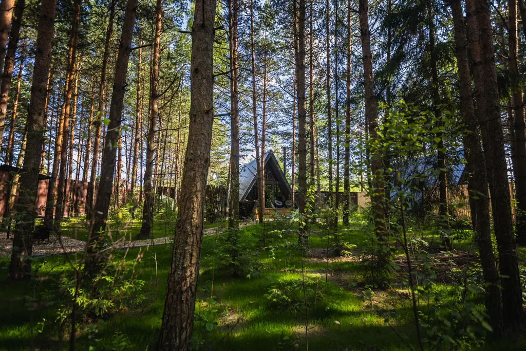 Коттедж Коттедж А-Фрейм грей — Павловский Посад