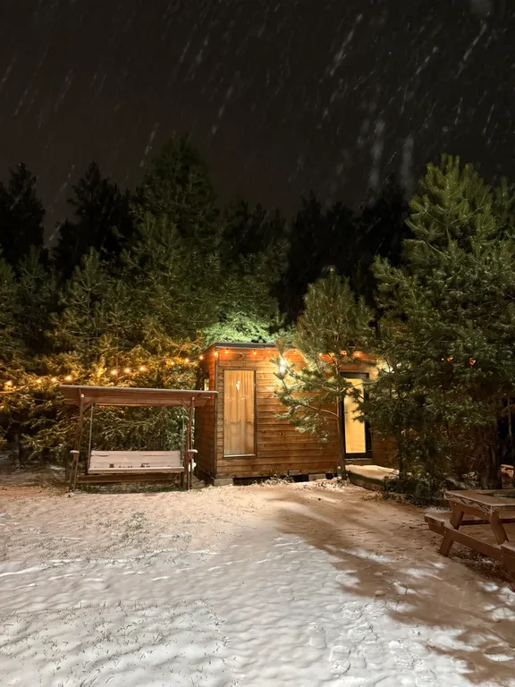 Уютный дом у леса с баней и чаном