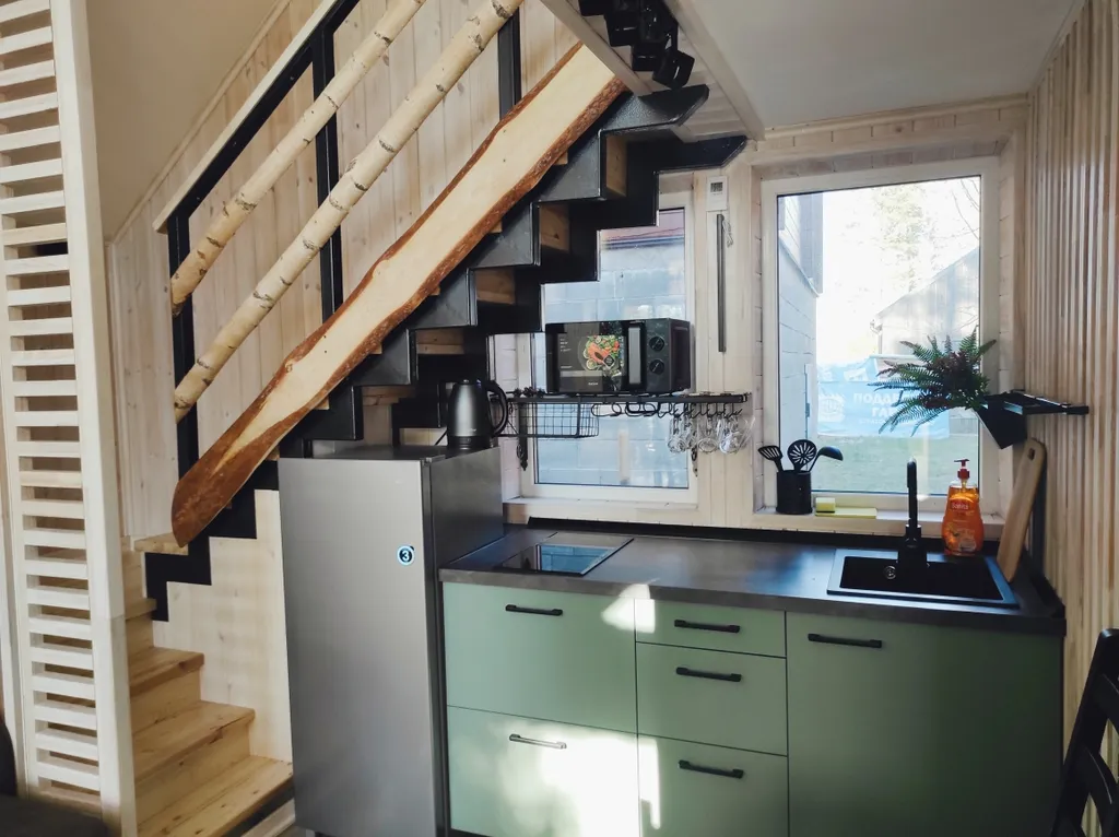 Биг-Лодж с панорамными окнами на Алтае