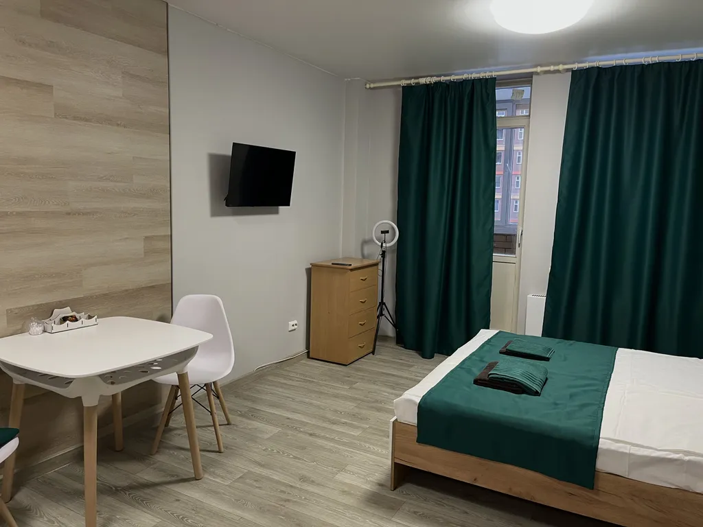 Уютная квартира-студия в микрорайоне Солнечный