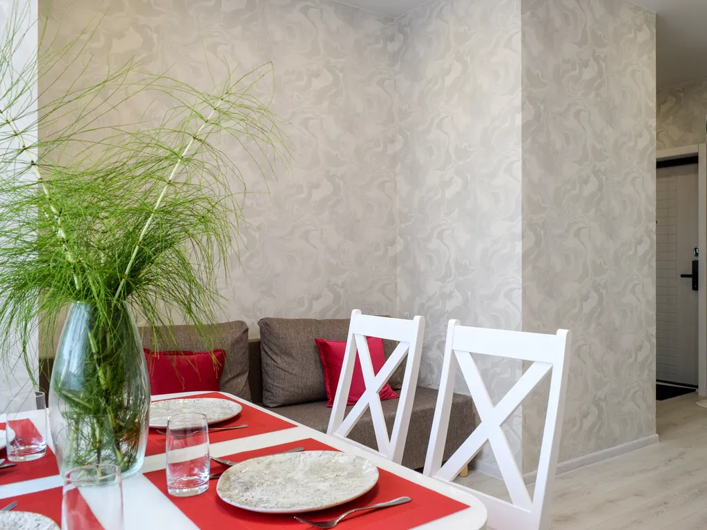 Квартира морент с яркими акцентами в ЖК Фрукты