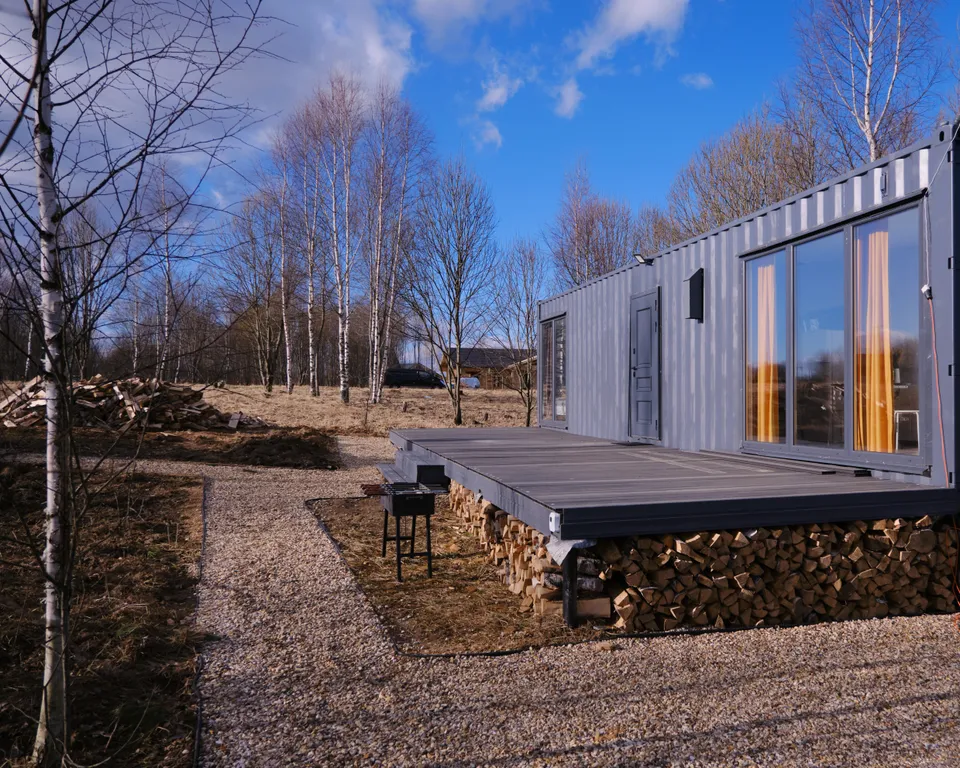 Уютный дом на можайском водохранилище в поселке с собственным пляжем