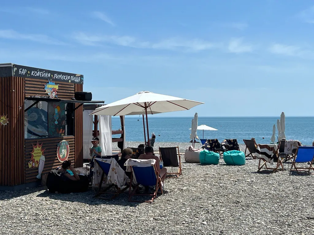 Первая береговая моря - студия с шикарной террасой