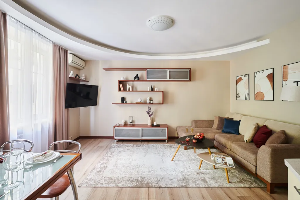 Квартира Квартира Модная трешка на патриарших с двумя санузлами — Москва