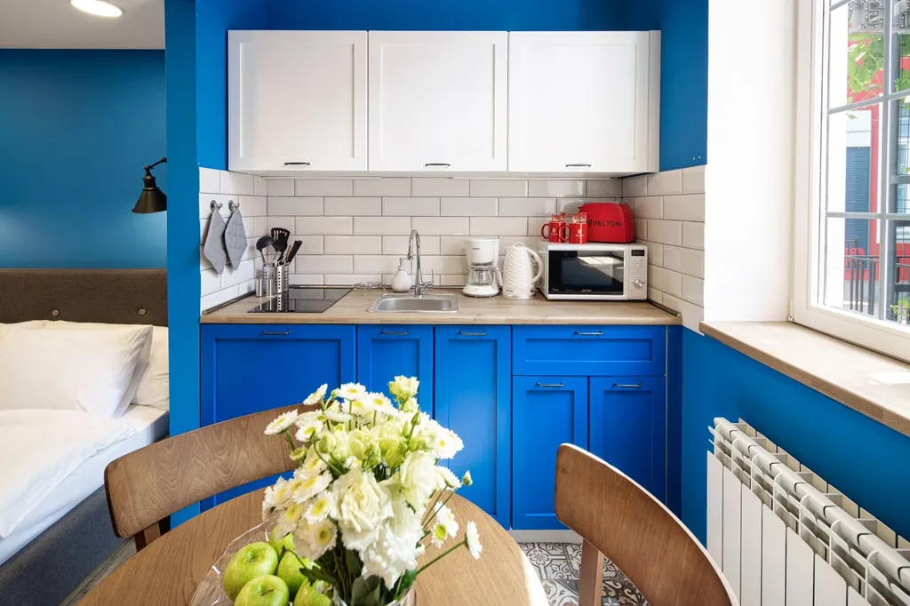 Апартаменты на 4 гостей с внутренним двориком