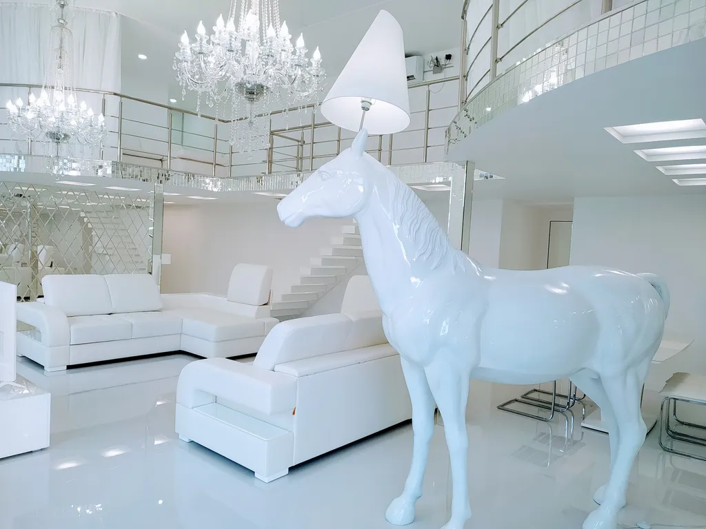 Квартира Белые двухъярусные апартаменты с балконом и видом на Невский проспект — аренда посуточно в Санкт-Петербург