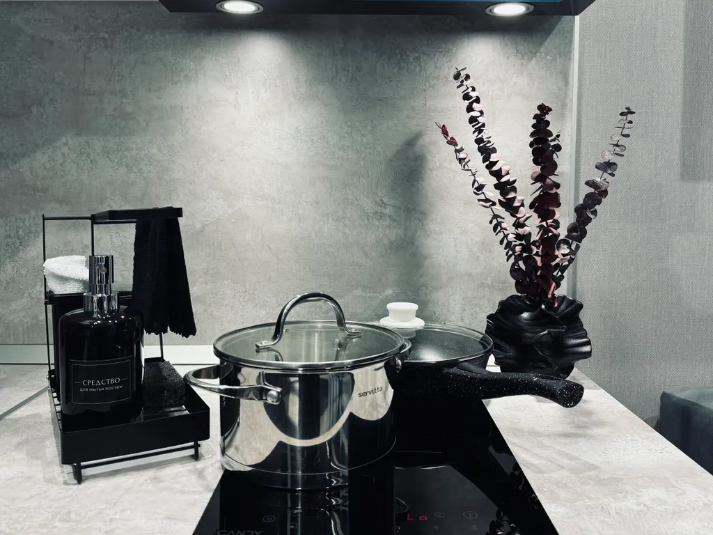 Изящная студия с шикарным видом на мегаполис