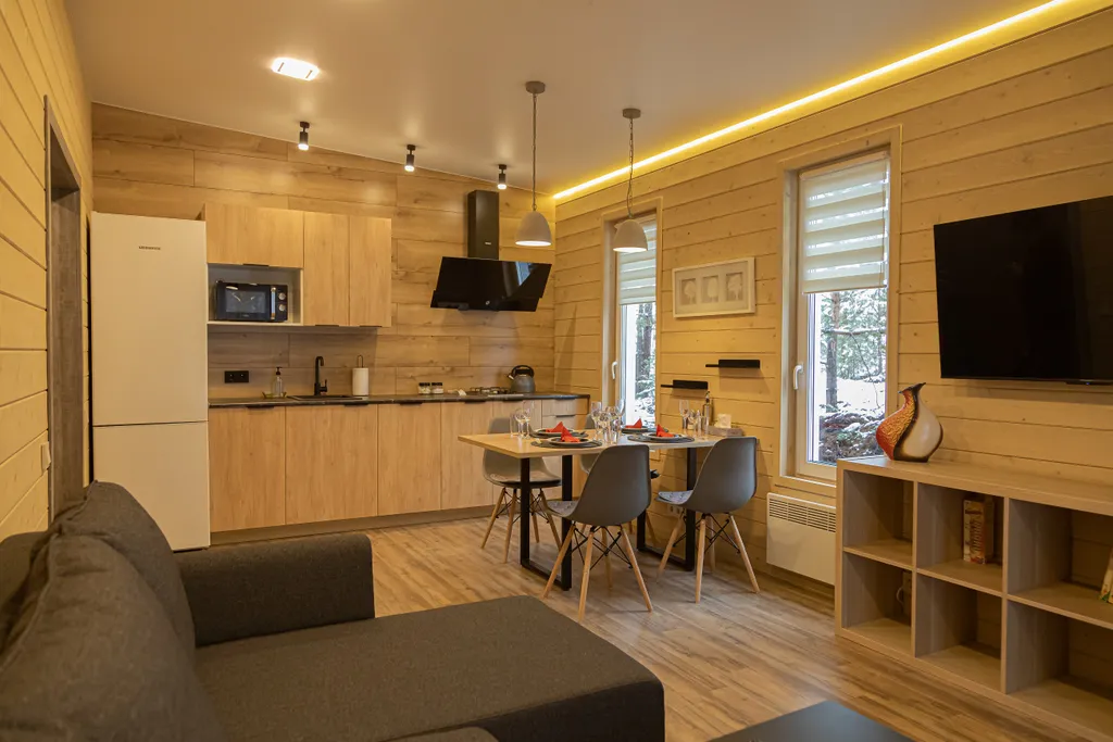 Коттедж с сауной и террасой