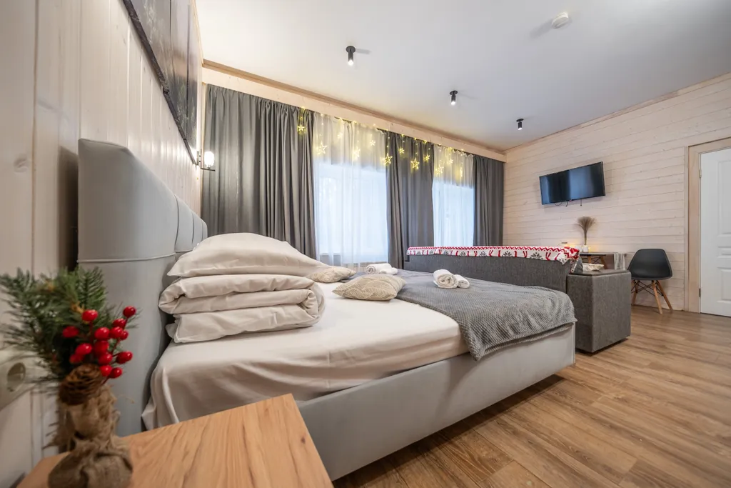 Уютные апартаменты с видом на лес