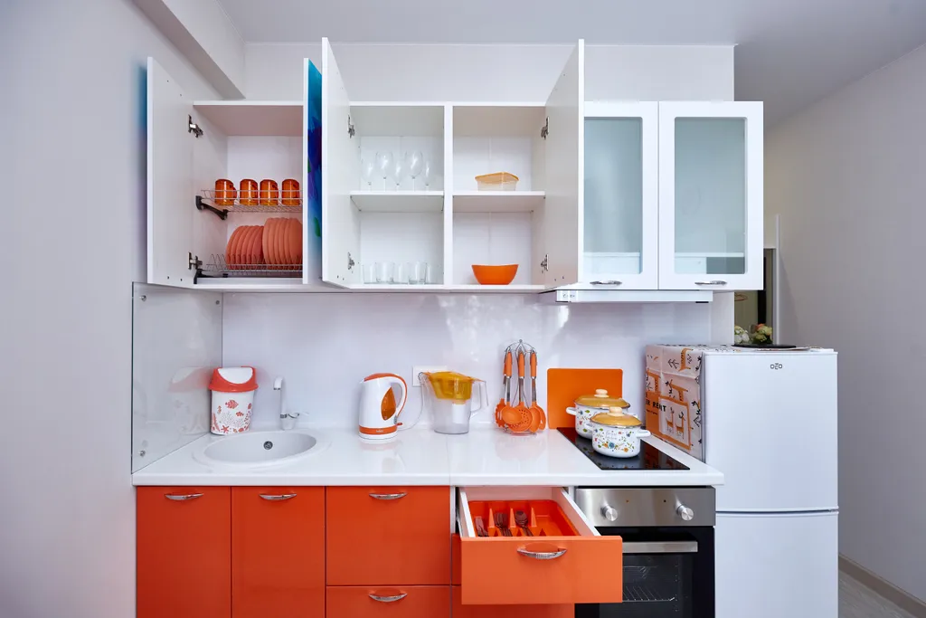 Оранжевый апартамент в ЖК Каравелла Португалии