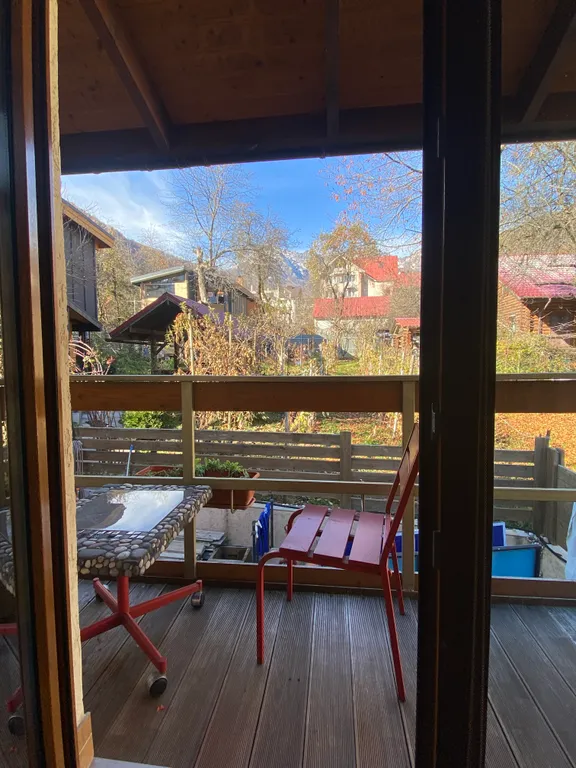 Шале в тихом месте с горными видами