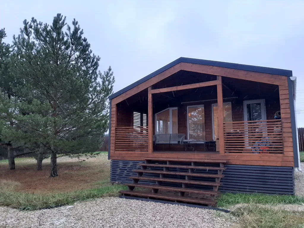 Дом в  соснах.