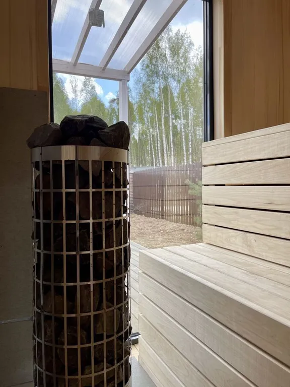 Дом с сауной и горячим чаном