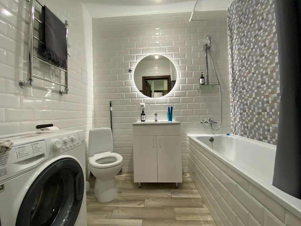 Уютная студия с видом на город