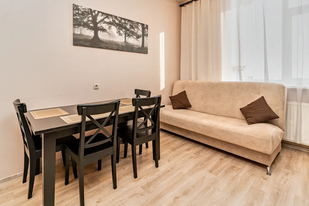 1-комнатная квартира с видом на парк За Саймой и реку Обь